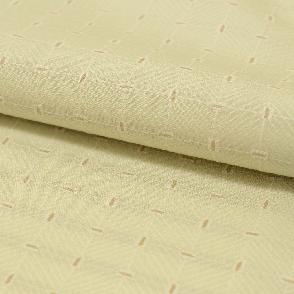 [Used] Recycled Kimono, Komon style, Lined, Pure Silk, Cleaned, Ready-made, Sleeve length 68.5cm (27.0in), Body length 169.0cm (66.5in), Size LL, Green, Checkered pattern, uuc0831a20 