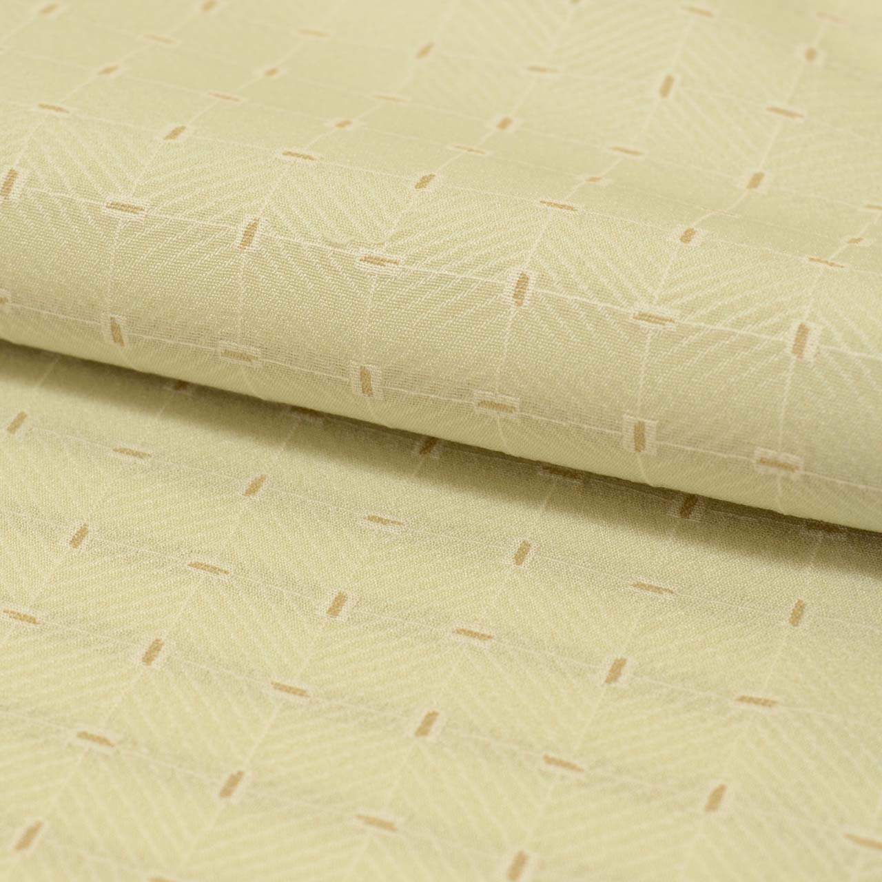 [Used] Recycled Kimono, Komon style, Lined, Pure Silk, Cleaned, Ready-made, Sleeve length 68.5cm (27.0in), Body length 169.0cm (66.5in), Size LL, Green, Checkered pattern, uuc0831a20 