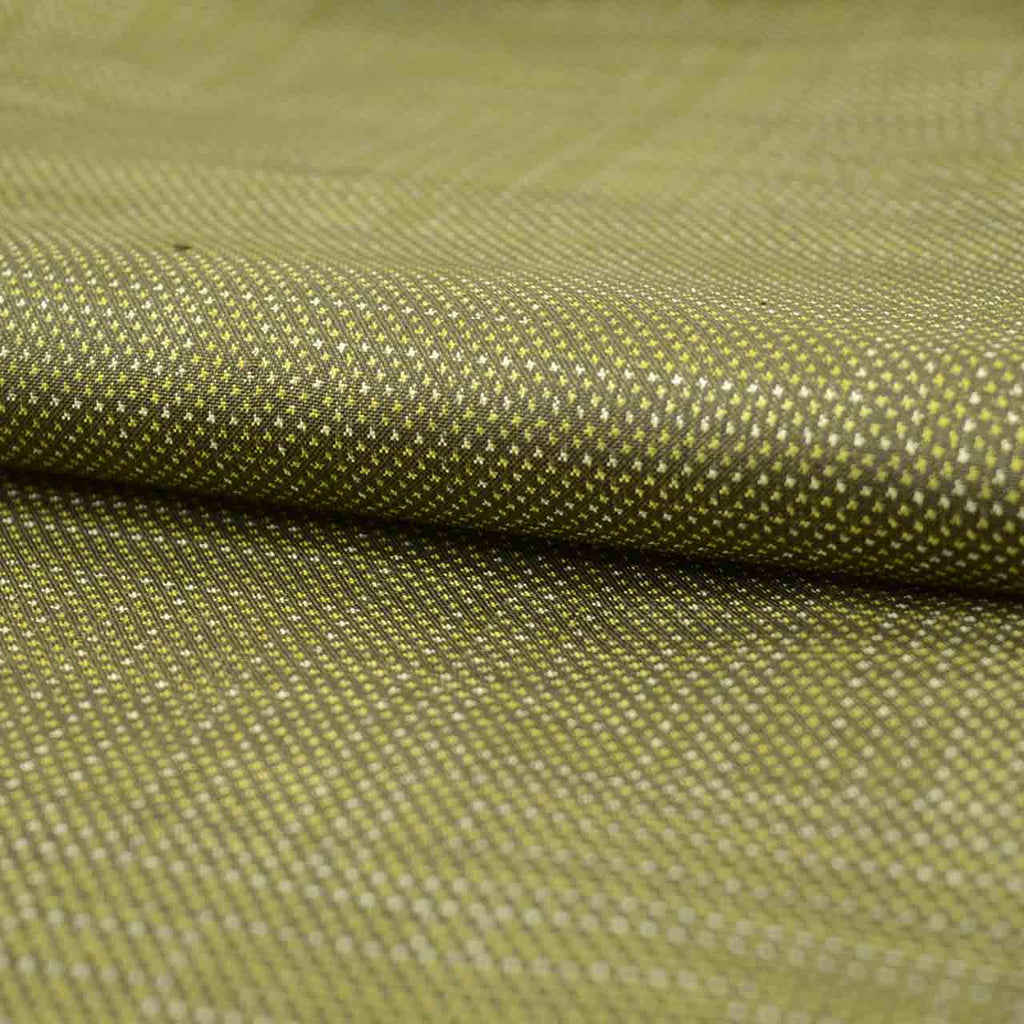 Vintage Japanese Kimono | Oshima Tsumugi | Brown Silk | Landscape Pattern | Ichimotozuke 7-thread | Size L | Sustainable | vv0005