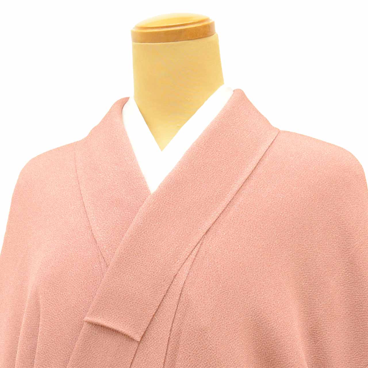Vintage Japanese Kimono | Edo Komon | Pink Silk | Shark Scale Samegomon | Dyer Itabe Mitsuhiro | Sustainable | vv0013