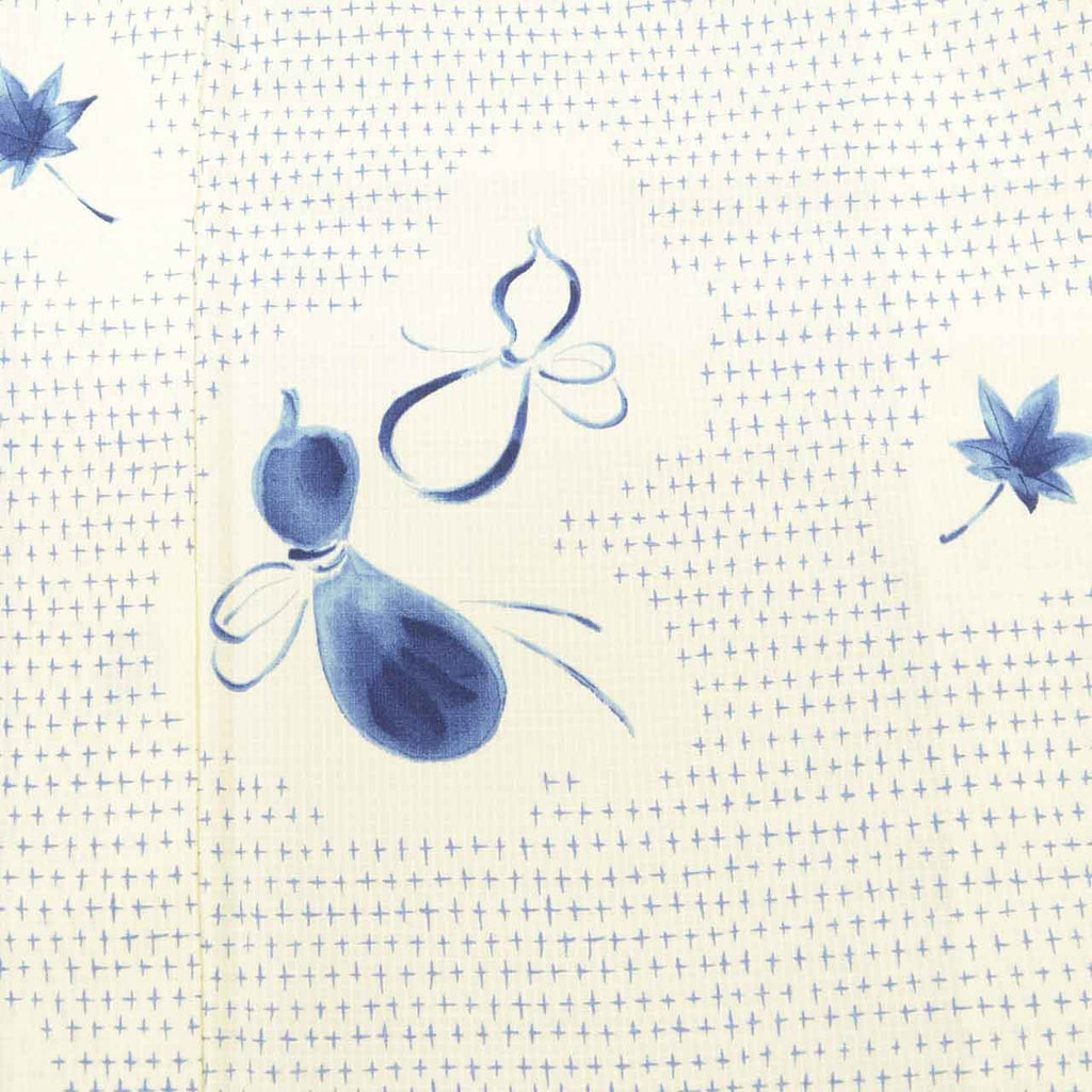 Vintage Japanese Kimono | Komon | Synthetic | Floral Pattern | Washable | Extra Tall Size LL | Sustainable | vv0015