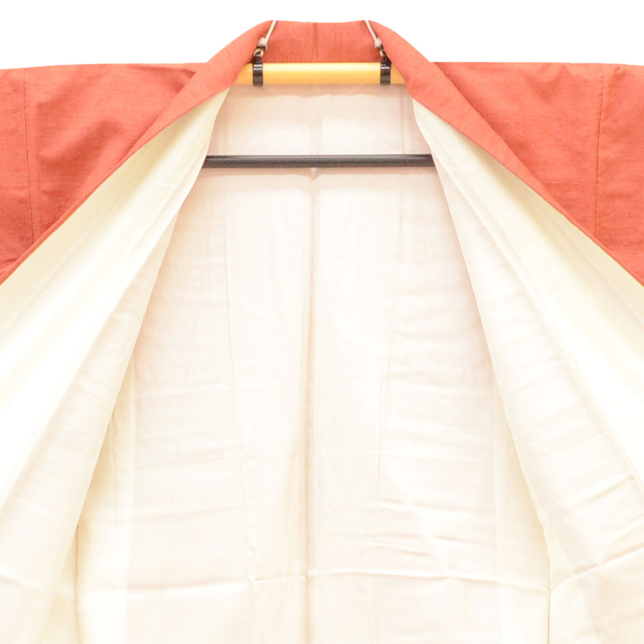 Vintage Japanese Kimono | Tsumugi | Brown Silk | Plain | Artist Signed | One Crest | Unused | Kaga Yuzen Master | Sustainable | vv0018