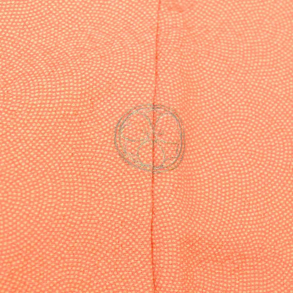 Vintage Japanese Kimono | Edo Komon | Silk | Shark Scale Samegomon | Fukure Weave | One Crest | Unused | Sustainable | vv0019