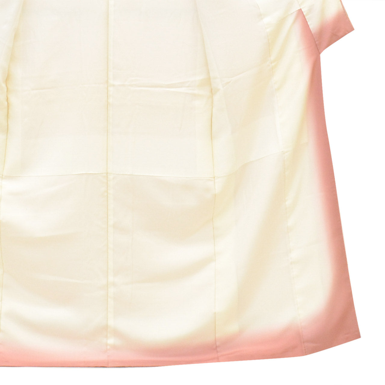 Vintage Japanese Kimono | Edo Komon | Pink Silk | Shark Scale Samegomon | Snow Ring | One Crest | Size M | Sustainable | vv0025