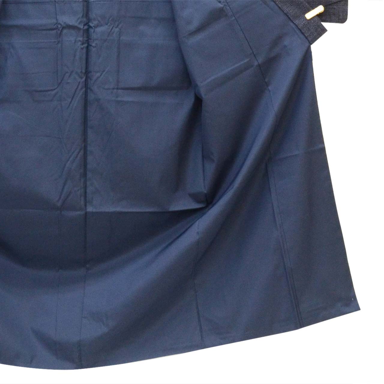 Vintage Japanese Kimono | Men's Yuki Tsumugi | Navy Silk | Tortoiseshell Kasuri | UNESCO Heritage | Men's Size M | Sustainable | vv0026